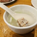 牛たん料理 閣 - テールスープ