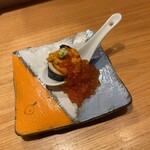 虎ノ門 とだか - ウニオンザ煮玉子