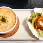 金子旅館 - 『魚介系グラタン・ホタテ料理』