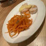 tento - １回目行った時のキャロットラペとエビマヨ