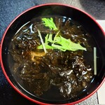 金子旅館 - 『お吸い物・地海苔』
