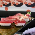 スシロー - 天然インド鮪6カン。大トロがバチ赤身になってた気がする・・・