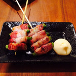 居酒屋 HALU - アスパラベーコンの串焼き