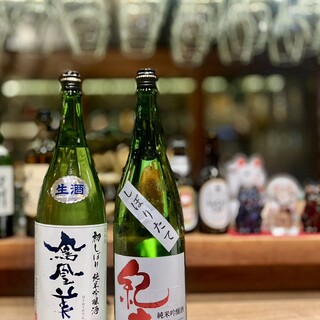 日本酒やワインなど季節に合わせたお酒をご用意！