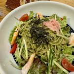 町屋酒場りとも - 2025.10.31 茶蕎麦サラダ