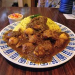 カレーの店 マボロシ - 『ポーク（1500円税込）』大盛（150円税込）うずらトッピング（150円税込）