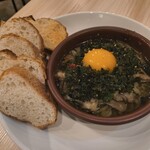 ビストロ ボヤージュ - 韓国海苔と舞茸のお出汁アヒージョ。優勝(笑)