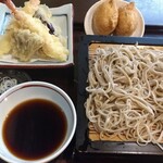 手打そば うどん あわ家 頌庵 - 不破万作じゃなくてフワサクサクの天麩羅♪ペロリだよ♪