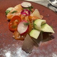 ahill ginza - スモークサーモンと根セロリのピューレ