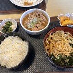 たばこや - 料理写真:うどん定食　800円