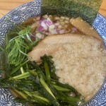 麺屋　吾 - 辛ニラ背脂らあめん 背脂多め 1100円