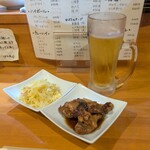 はな花 - パパイヤとツナ炒め　手羽元梅煮