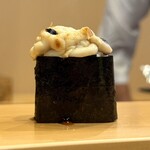 鮨駒 - ・焼き白子軍艦