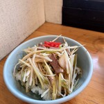 椿ラーメンショップ - 土曜日のネギ丼