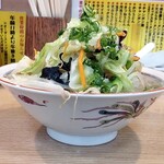 まるいし - 野菜の盛り具合