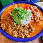 喫茶CHABO - 3種がけカレー(バターチキン、和風キーマ、スパイスポーク)