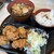 どんきゅう - 料理写真:唐揚げ定食（蕎麦）