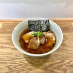 せいめん 未さく - 醤油らぁ麺　手もみ麺　　1500円