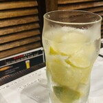 ジンギスカン えいじん - ただのライムサワーではない、、クオリティー◎