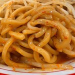 蒙古タンメン中本 - 麺アップ