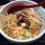 めだかタンタン - 汁無し担々麺。混ぜ混ぜして食べます。2014.11月