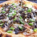 Cou屋 - アップ　枝豆のピザは初めてでしたが旨かったですよ