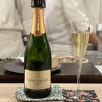 大阪 天ぷら さく - スパークリングワイン