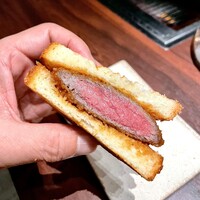 USHIMITSU NISHIAZABU - ⑥ 厳選和牛ヒレのブリオッシュサンド