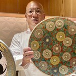 銀座 しのはら - この大皿も鮮やか