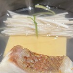 銀座 しのはら - 玉子豆腐が下に