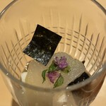 銀座 しのはら - ホタテの昆布締め
