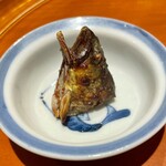 銀座 しのはら - 頭は唐揚げで