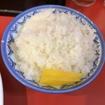 中華料理 牡丹園 - ごはん小アップです。