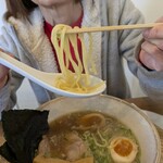 唐揚げ蔦 - 背脂ラーメン1000円