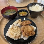 唐揚げ蔦 - から揚げ定食合い盛840円