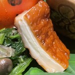 銀座 しのはら - 庄内麩にクリームチーズ