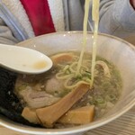 唐揚げ蔦 - 背脂ラーメン1000円