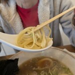 唐揚げ蔦 - 背脂ラーメン1000円