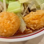 蒙古タンメン中本 - 無料で増量したニンニク2倍