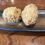 ファミリーダイニング小玉屋 - 中はトロトロでたこ焼きに近いと思いました。