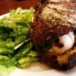 パーラー江古田 - 焼き野菜と豚リエットサンド（チーズリュスティックで）セット