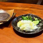 うなぎ料理 うな和 - サービスの漬物