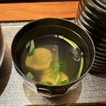うなぎ料理 うな和 - 吸い物は貝