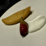 Florilege - 和栗のオムレツ、黒いちじくのコンポート、クリーム