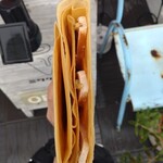 ニワクレープ - 生地＋スモークチキン＋チーズ