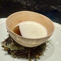 Florilege - さつまいものコンソメ、バニラクリーム