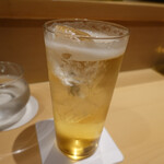 銀座 しのはら - 梅酒のソーダ割