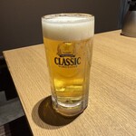 二代目辰よし - まずはビール