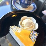 おうぎまちカフェ 輝喜 - 甘夏のレアチーズケーキ❤︎