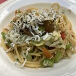 ラ・クチネッラ・ディ・ヤマモト - 釜揚げシラスと野菜のオイルソース♪